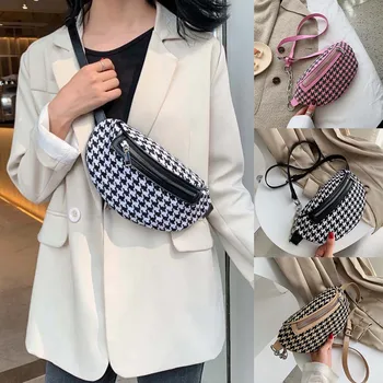 

Women's Fashion Purse Woven Linen Sport Waist Lovely Canvas Shoulder Chest Bag Fanny Pack Chest Bag Bum Bag Bolso Para Senhora*5