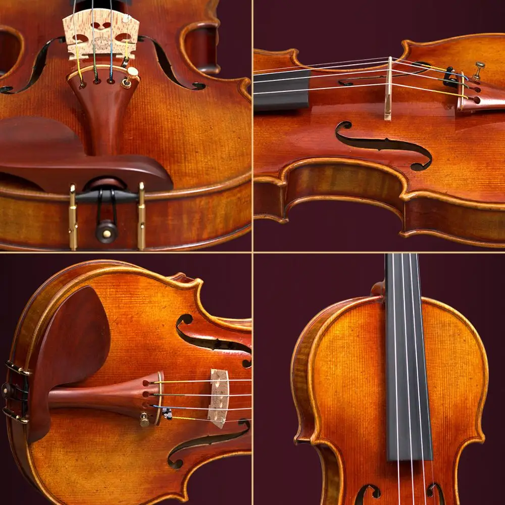 Высокое качество копирования Stradivarius 100% в итальянском стиле ретро масло Лаки