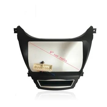 

2 din Car radio Center Stereo Audio Radio DVD GPS Plate Panel Frame Fascia Replacement For Hyundai Elantra 2012-2016 Dash Kit