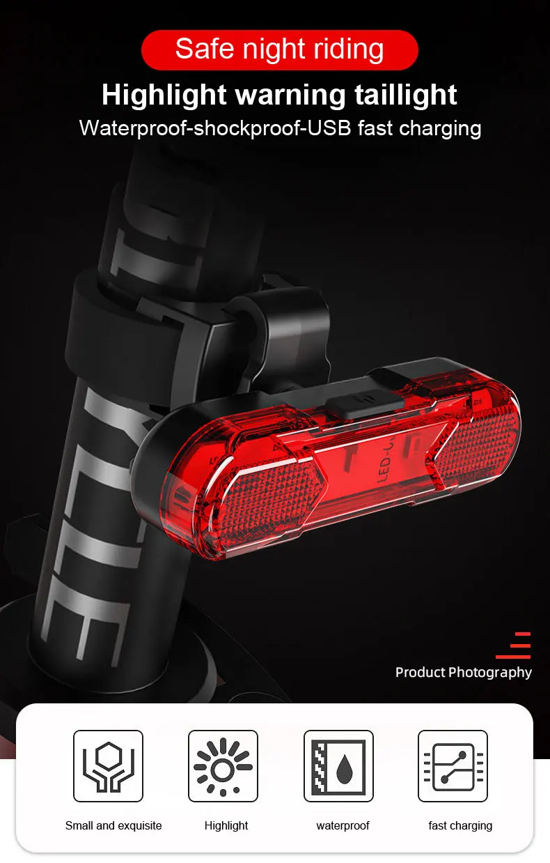 lumens mtb luz dianteira usb recarregável led
