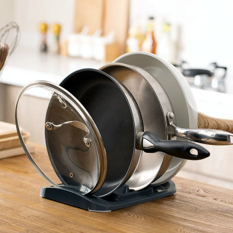Kitchen Accessories Plastic Pot Lid Shelf Kitchen Organizer Pan Cover drain pot hanging pot racks for kitchen Rack Stand Spong Kitchen Accessories Plastic Pot Lid Shelf Kitchen Organizer Pan Cover drain pot hanging pot racks for kitchen Rack Stand Spong