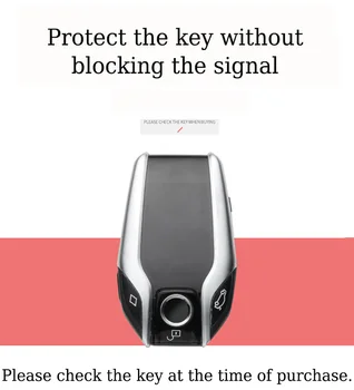 Cover chiate/telecomando per BMW Serie 7 740 6 Serie GT 5 Serie 530i X3 Tasto del Display 3 Cover chiate/telecomando per BMW Serie 7 740 6 Serie GT 5 Serie 530i X3 Tasto del Display - Copertura Della Cassa Chiave dell automobile Completamente Chiave Borsette Chiave A Distanza Protector per BMW
