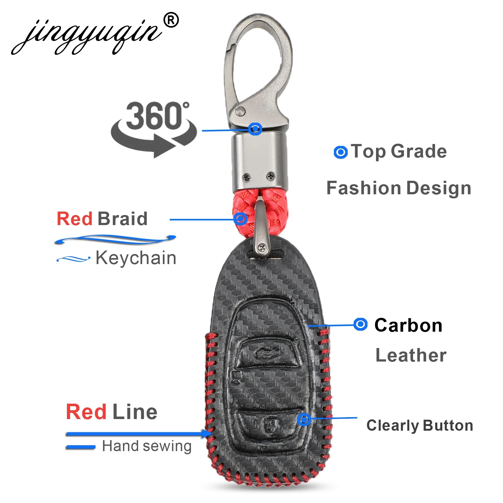 Чехол для ключей автомобиля из волоконной кожи для Subaru BRZ Forester Legacy Outback WRX STI Impreza XV Crosstrek Smart Remote Keyless Cover
