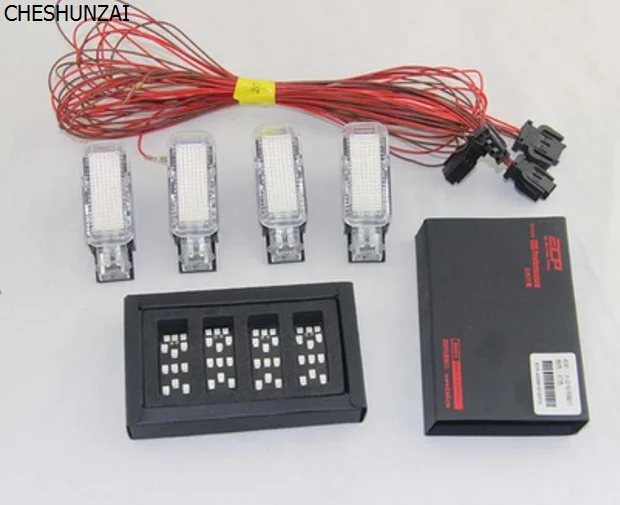 Светодиодный фонарь для ног CHESHUNZAI VW CC / Sagitar magotan Tiguan Touran Golf 6|led foot|foot ledfoot lamp |