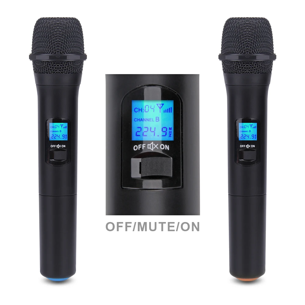 Беспроводная система Debra Audio V3002 VHF с ручным и петличным микрофоном гарнитурой для