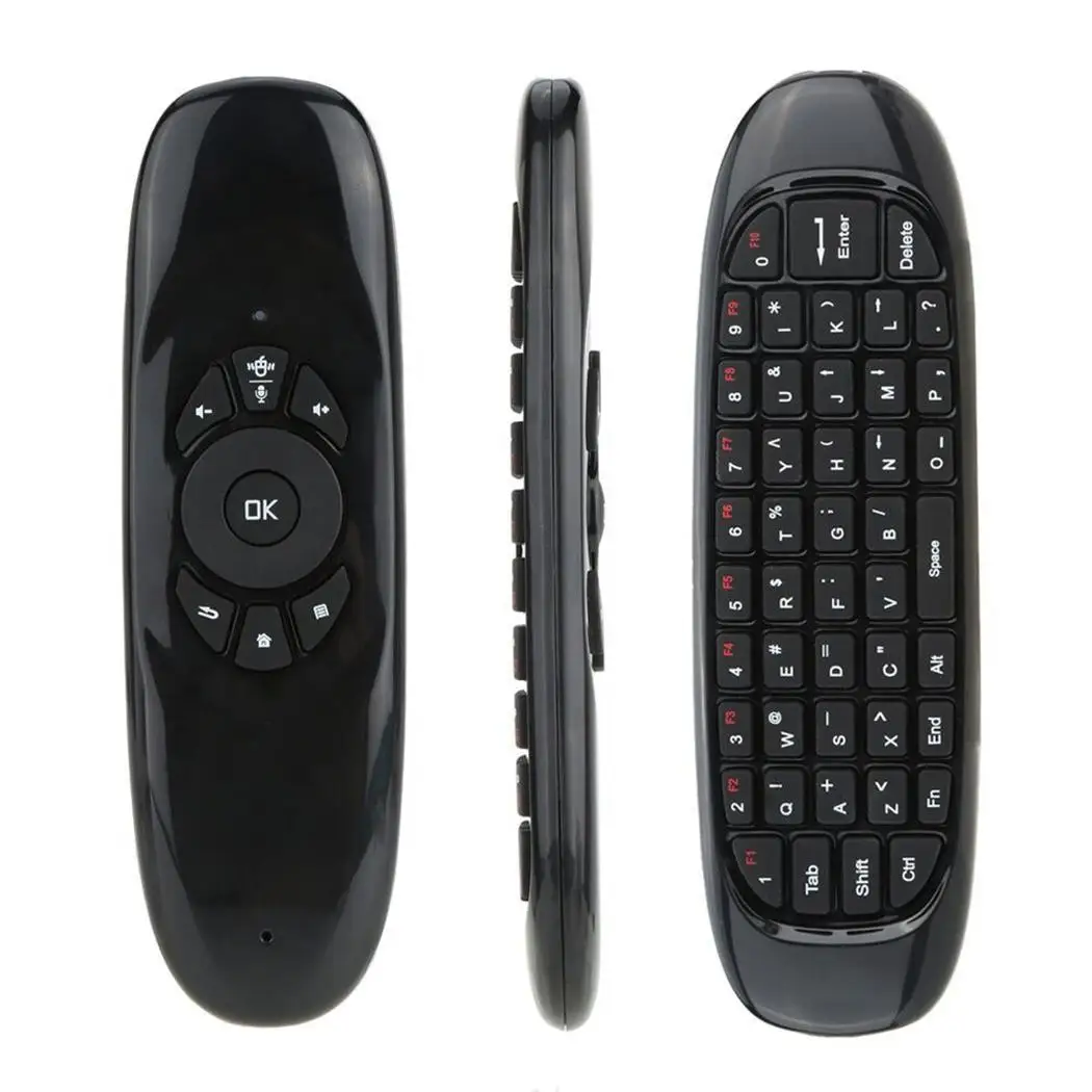 Беспроводной пульт дистанционного управления клавиатура Air mouse черный для ПК Android