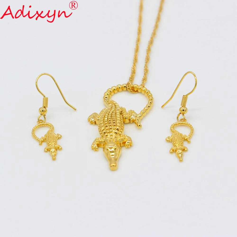 adixyn crocodile png pendentif colliers boucles d oreilles couleur or trinite et tobago bijoux cadeaux n09056 aliexpress 7 24 adixyn crocodile png pendentif colliers boucles d oreilles couleur or trinite et tobago bijoux cadeaux n09056 aliexpress