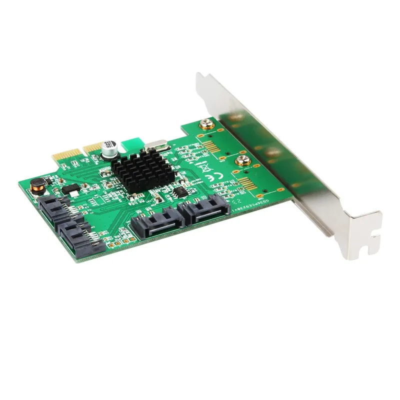 Marvell 9230 Чипсет PCIe 4-Порты и разъёмы SATA 3,0 Raid карты 6 ГБ/сек. с низкий профиль кронштейн Поддержка RAID0 1 10