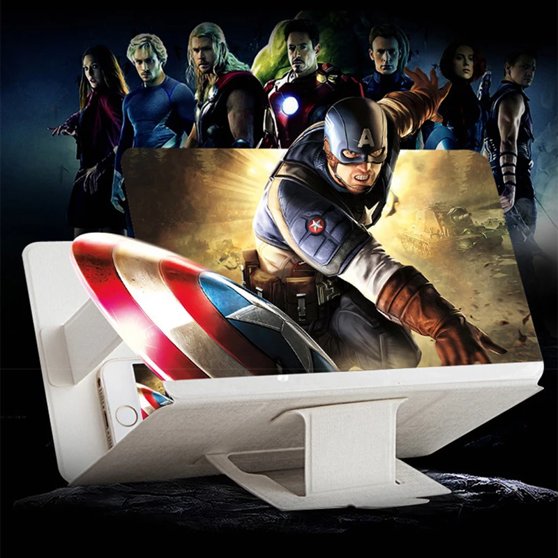 3D экран HD Универсальный держатель для мобильного телефона усилитель увеличительное стекло Подставка Кронштейн держатель Универсальные для мобильных телефонов