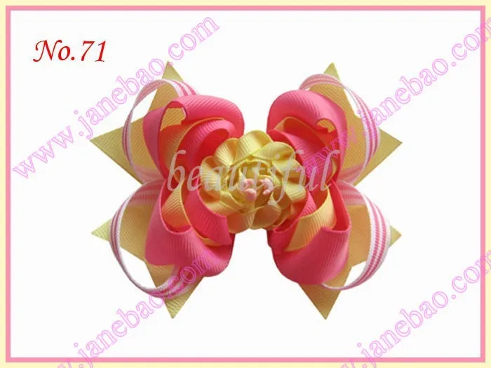 25 шт Девушки Романтические банты для волос Kanzashi бутик заколки для волос Популярные Девушки аксессуары для волос