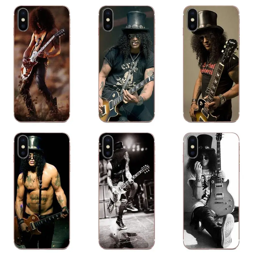 Pepe Le Pew Slash Guitar Guns N Roses для Motorola G G2 G3 G4 G5 G6 G7 Plus Xiaomi Redmi Note 8 8A 8T 10 K30 5G Pro|Бамперы| |