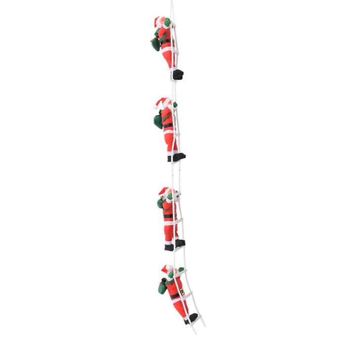 Подвесная лестница Санта-Клауса, украшение для куклы, украшение, подвеска для рождественской елки, дома AC889