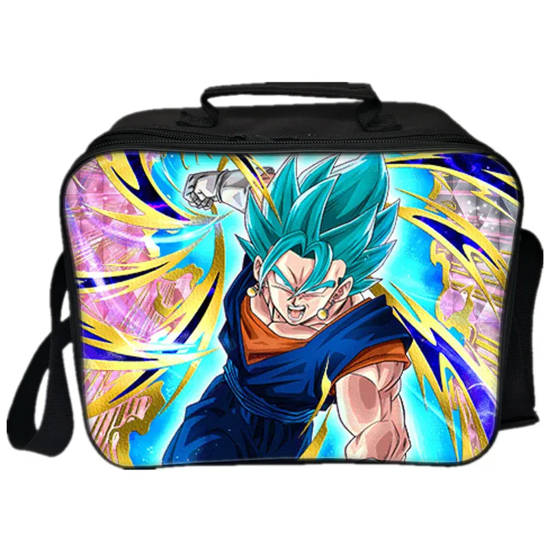 Студенческий работник Dragon Ball Z Супер Saiyan сумка для ланча Мужская и женская обувь для мальчиков и девочек сумка-холодильник изоляционная сумка модная сумка для ланча