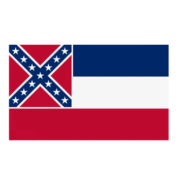 

Mississippi State Flag Home Decor Wall Sticker PVC Indoor Outdoor 420×297mm