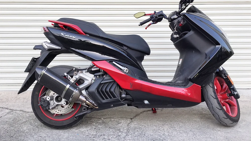 Smax155 force155 moto rcycle глушитель Соединительная труба ak escape moto Модифицированная углеродная волокно средняя труба для yamaha slip-on