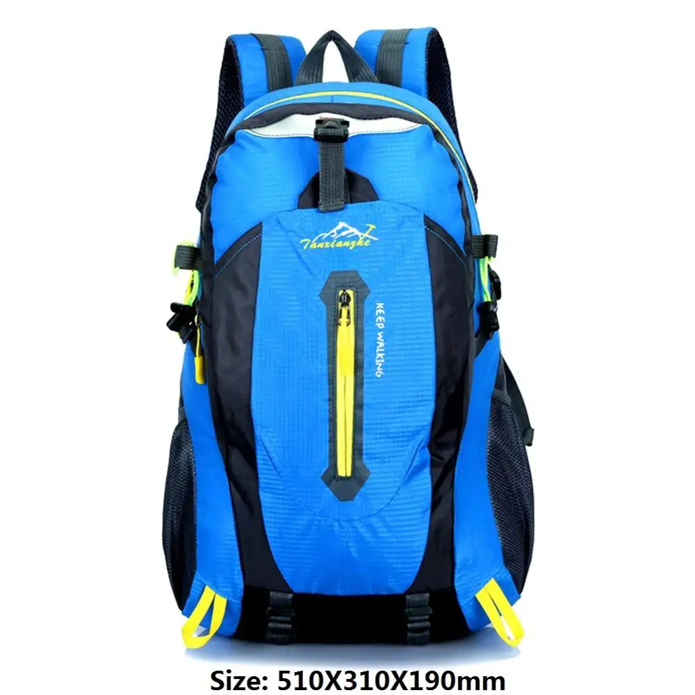 Открытый водонепроницаемый рюкзак, походная сумка для мужчин и женщин, походный спортивный рюкзак для путешествий, унисекс, спортивные сумки для альпинизма, Bolsas Mochila - Цвет: Type D Blue