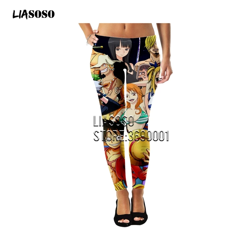 LIASOSO леггинсы с 3D принтом для женщин и девушек My Hero Academy Midoriya izku, леггинсы для фитнеса, сексуальные укороченные штаны, уличная одежда X2780