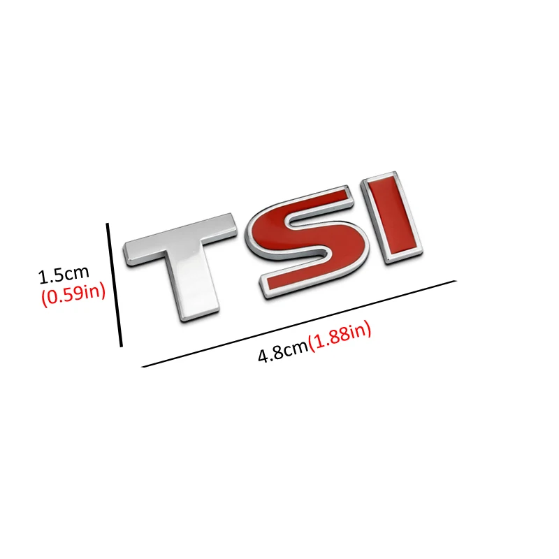 DSYCAR 1 шт. новые 3D металлические TSI Автомобильные Боковые крыло задний багажник