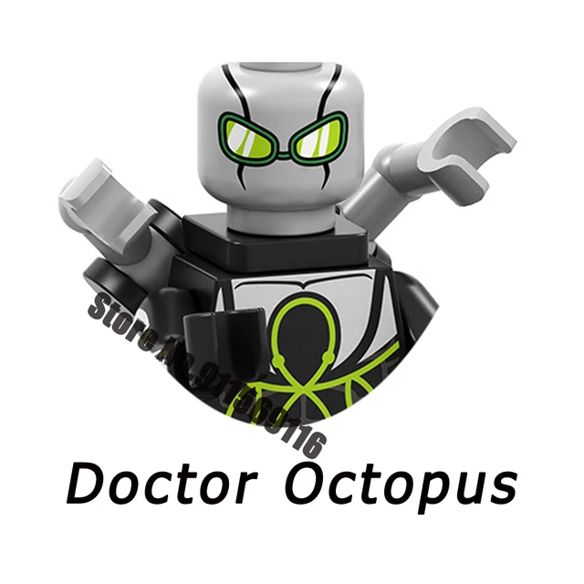 Superhero Spiderman Suit Building Blocks Bricks Mysterio Peter Parker Miles Morales Action Figures Kids Toys Christmas Gifts I-PG1685