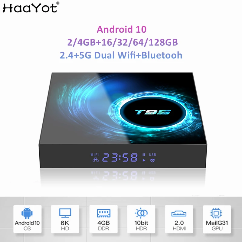 Обновление Android 10 ТВ контейнер под элемент питания 2 ГБ 4 оперативной памяти 16 32 Гб