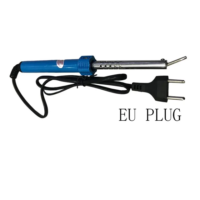 EU plug Blue Pointy