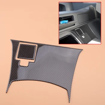 

CITALL 2Pcs Carbon Fiber Car Rear Center Console Panel Trim Cover Fit for Nissan 350Z 2003 2004 2005 2006 2007 2008 2009 LHD