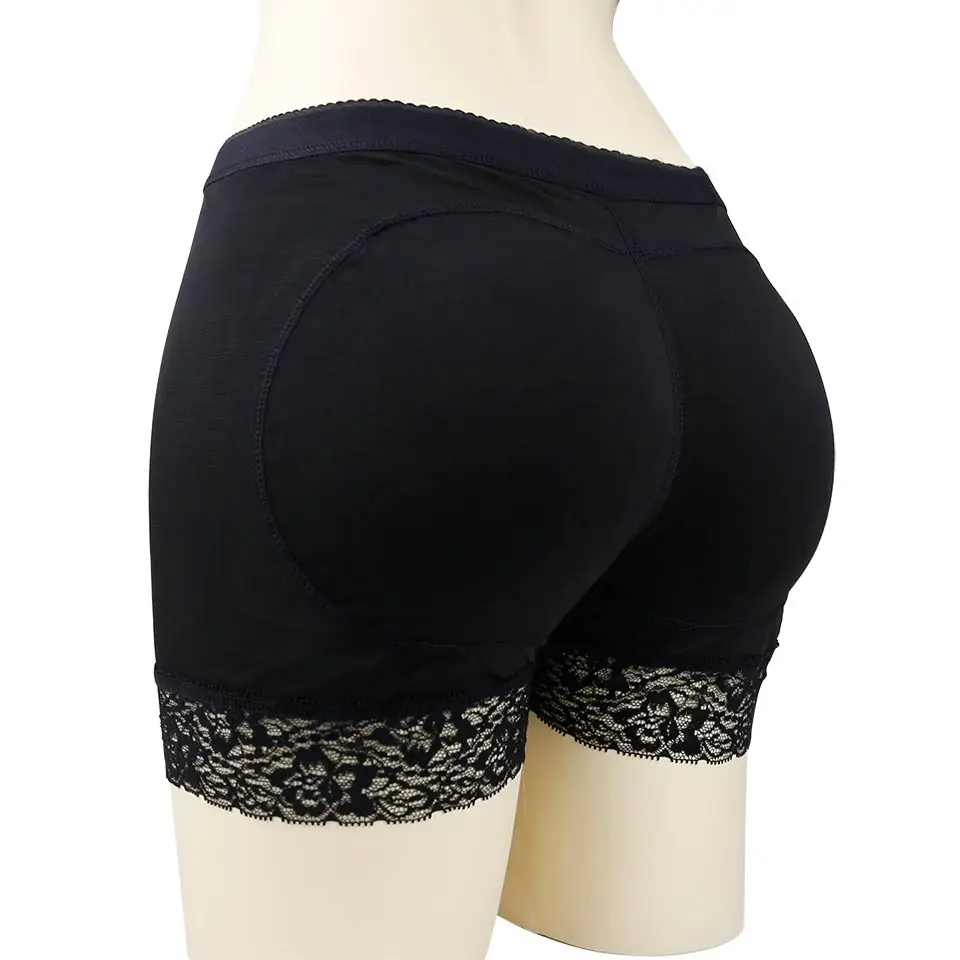 Женские кружевные Утягивающие трусы мягкие со средней посадкой накладки на