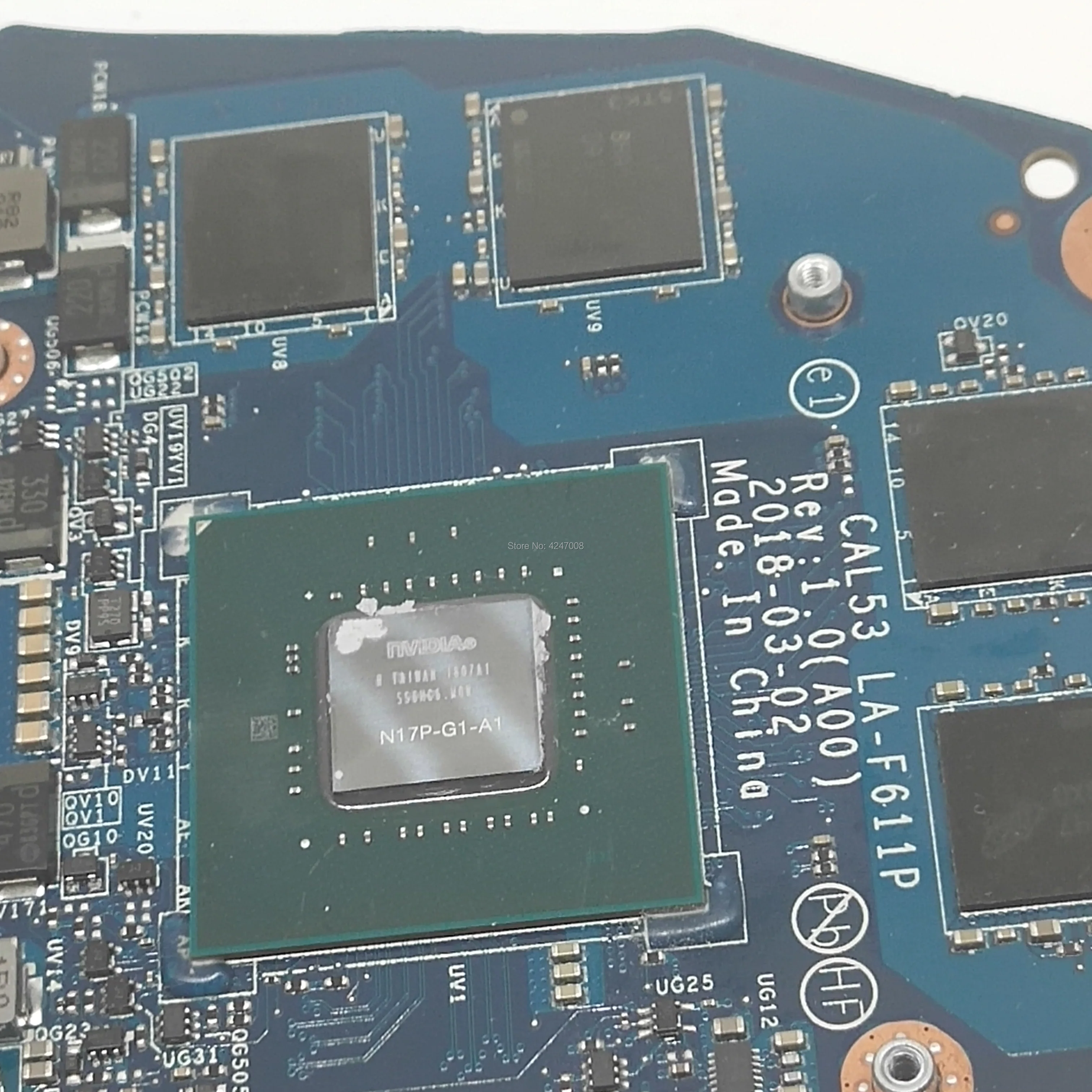 remarkable  For DELL 3579 Laptop motherboard CN-0H5G44 0H5G44 H5G44 CAL53 LA-F611P i5-8300H CPU 100% working we