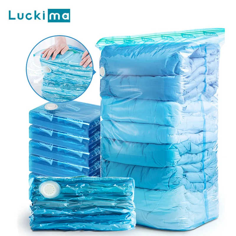 Vacuum Bag Clothes Quilt Storage Bags Hand Compressed Saving Space Seal