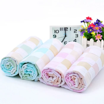 

Baby Bath Towel Newborn Bib Kids Feeding Towel Muslin Gauze Scarf Handkerchief Burp Cloth Face Washcloth Wash Stuff