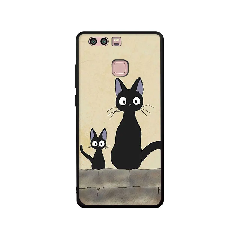 EWAU JIJI CAT мой сосед Мягкий ТПУ Телефон чехол для Huawei P8 P9 P10 P20 P30 Pro Lite Mini P Smart Z - Цвет: B3