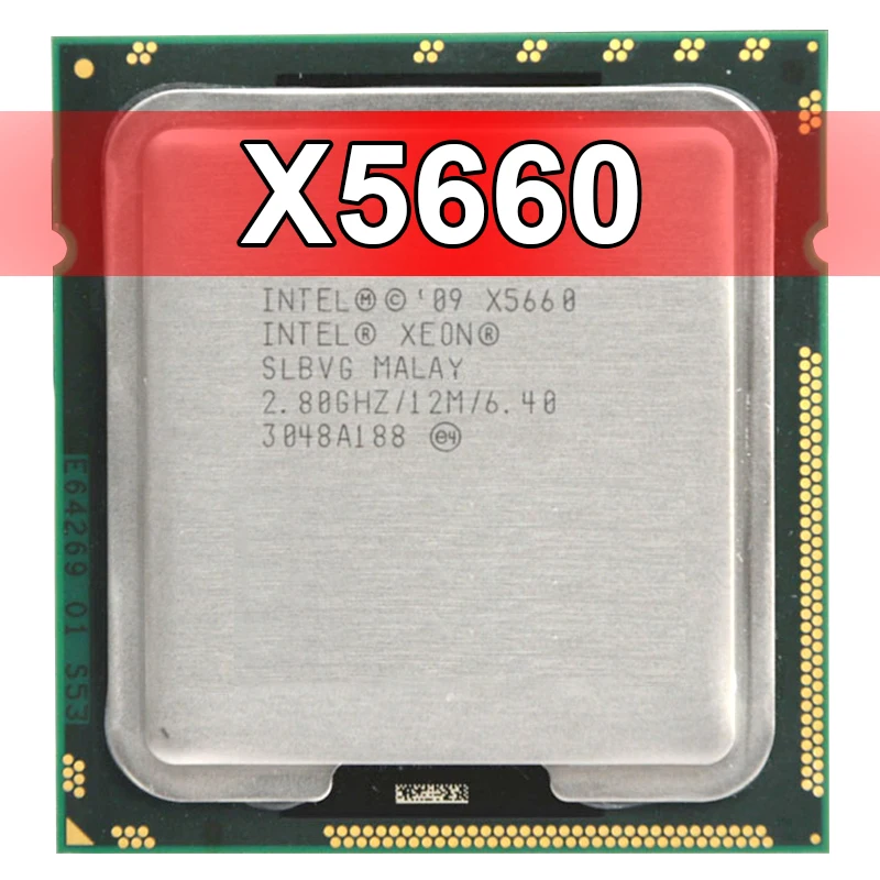 

Intel Xeon X5660 2.8 GHz Six Core 12M Processor LGA 1366 Server CPU desktop