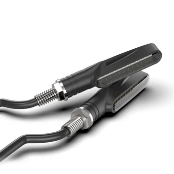 

2PC Motorcycle LED Turn Signal Lights Motorbike Flowing Blinker Creative Decorative Lamp Universal Scooter Flashers 12V