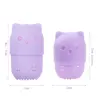 Silicone world 1PC Silicone Beauty Sponge Storage Box Egg Stand Makeup Powder Puff Drying Holder Mildew Proof Cosmetic Puff Case 6