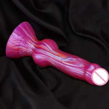 Animal Penis Liquid Silicone Realistic Dildo for Women Masturbation Sex Toys Anal Dildo Soft Dog Dildo Sex Toys Women Penis 6