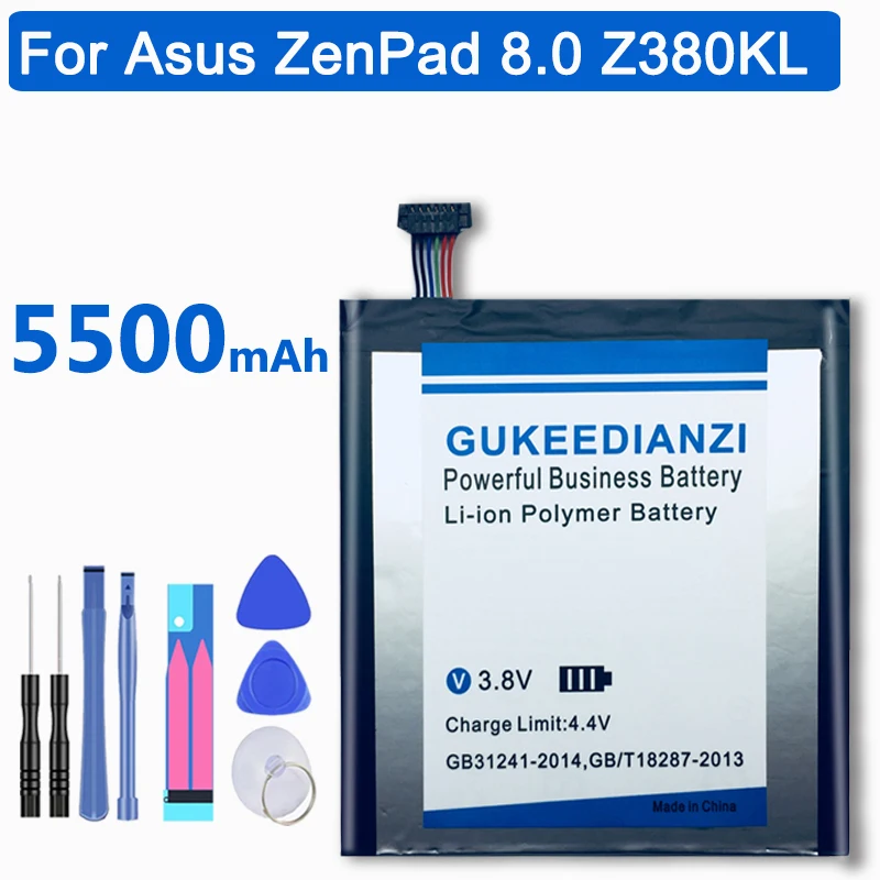 GUKEEDIANZI C11P1505 планшет литий-ионная аккумуляторная батарея 5500 мАч Высокое качество для Asus ZenPad 8,0 Z380KL P024 Z380C P022 Z380CX