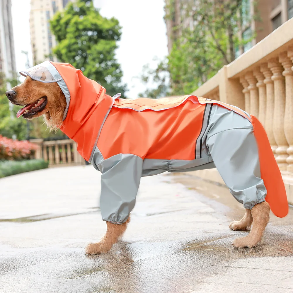 Hoopet Dog Riancoat Jumpsuit Rain Coat 