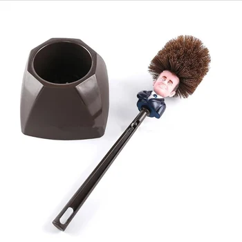

HOT Emmanuel Macron WC Toilette France President Toilet Brush Make The Toilet Great Again TI99
