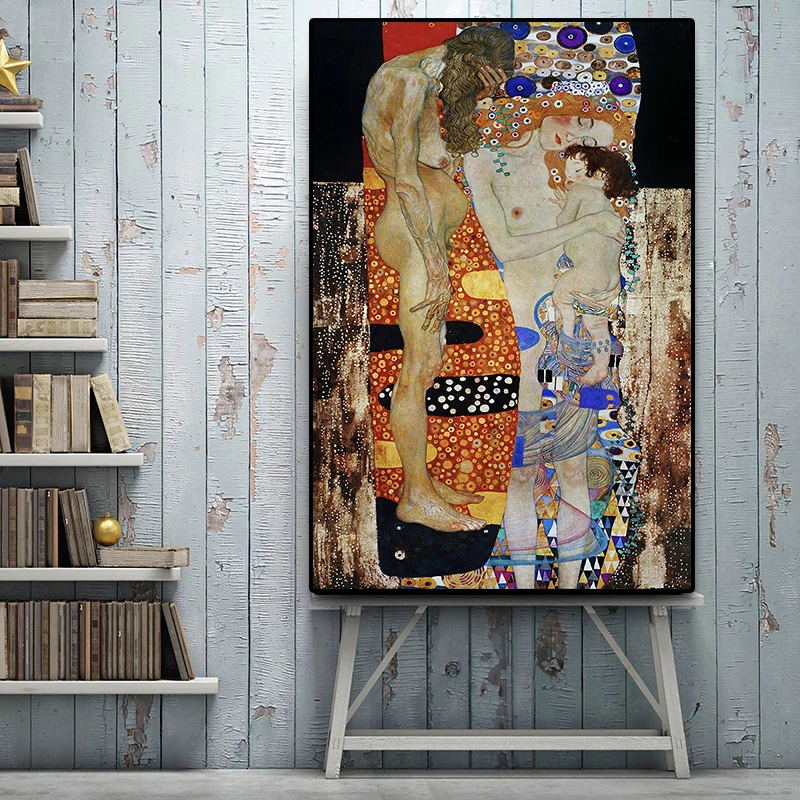 Постеры Gustav Klimt с изображением трех женщин возраста картины постеры принты