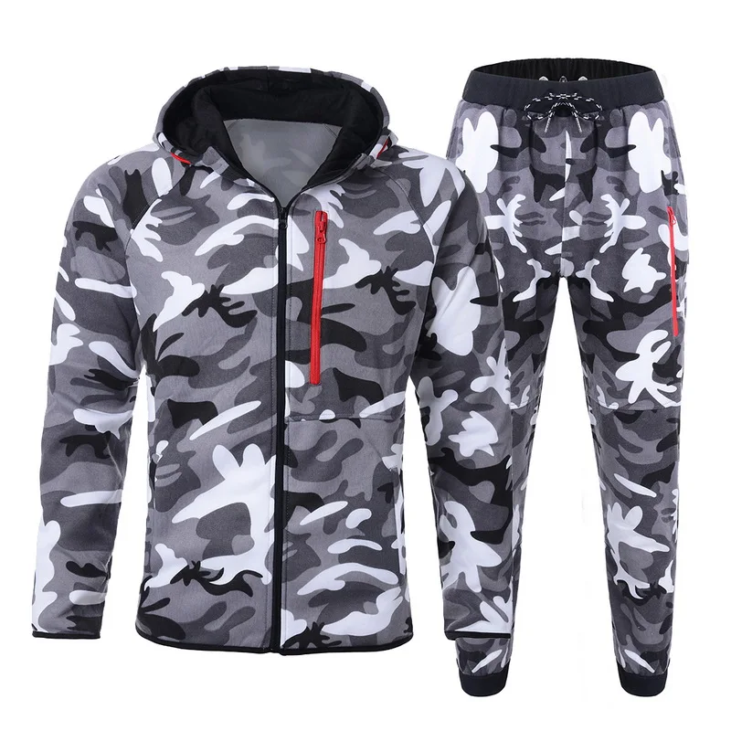 

Camouflage T-shirt Mens Running Compression Set Sport Shirt Men Dry Fit Breathable Man Suits Gym Fitness Tights Tracksuit