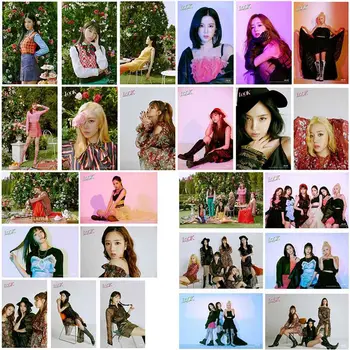 

25Pcs/set Kpop Apink 9th Mini Album Lomo Cards Postcards Decoration Self Made Photo Picture Cards Fan Gift Decoration Supplies