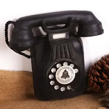 

Vintage Shabby Wall Mount Telephone Craft Art Bar Club Ornament Home Decoration