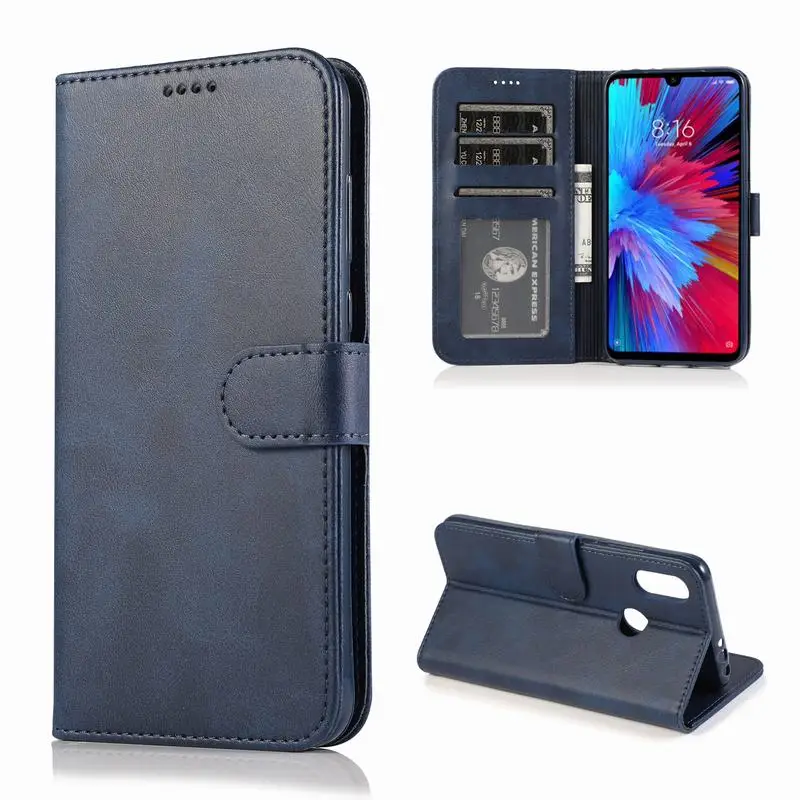 Чехол для Xiaomi Redmi Note 7 Чехол кожаный кошелек флип чехол для мобильного телефона на xiomi Redmi Note 7 Pro Funda Red mi Note7 чехол