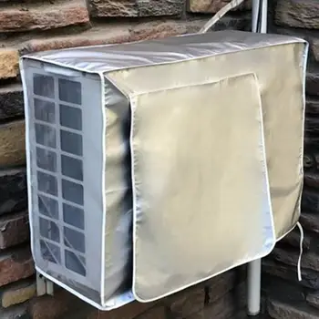 

Air Conditioner Outdoor Unit Rainproof Sunscreen Cover Silver Coated Oxford Cloth Air Conditioner Main Unit Protective Cover