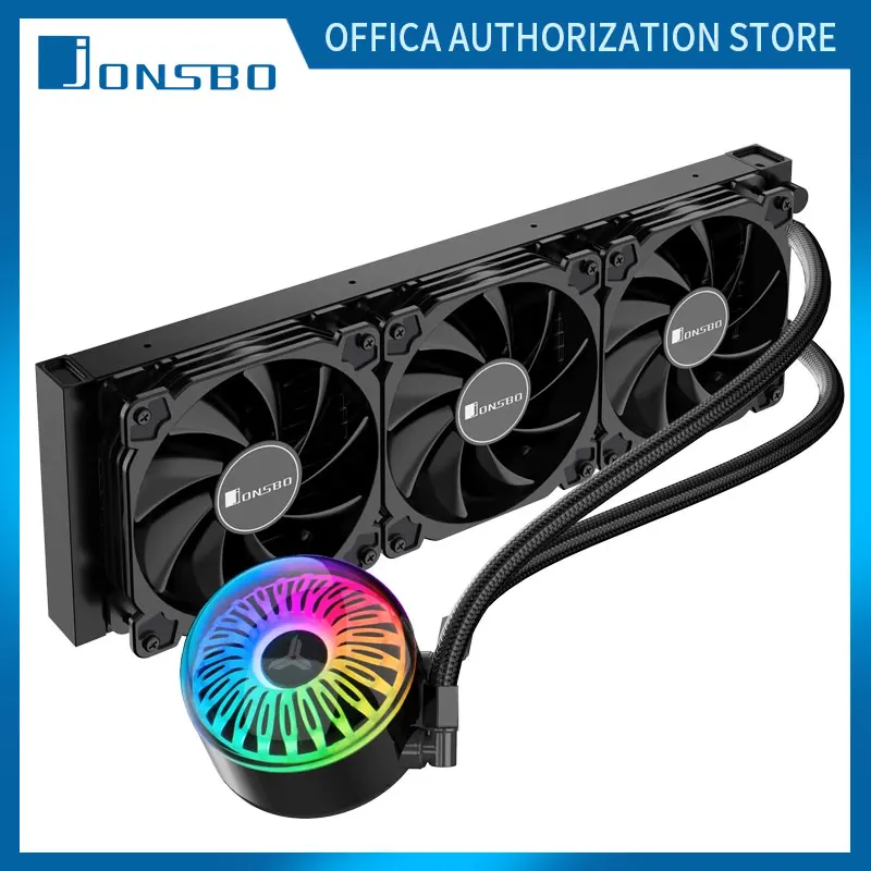 

Jonsbo Jellyfish 360 ARGB Integrated Water Cooling Radiator 4PIN PWM Silent Water Pump 5V 16 lamp Deads Colorful Cold Head