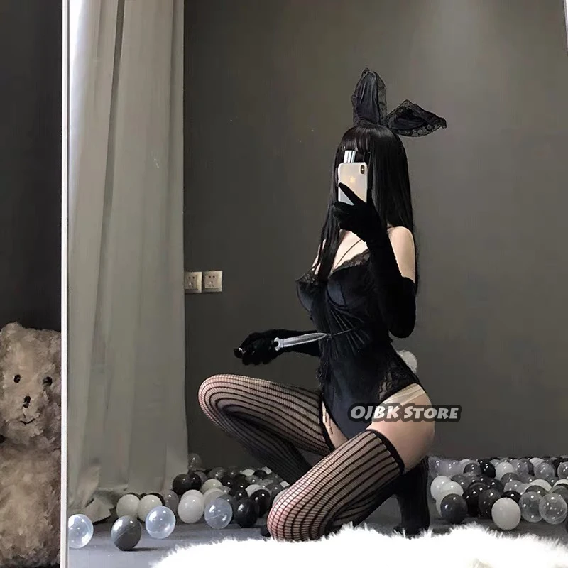 LILICOCHAN Bunny Girl Sexy Anime Cosplay Costume 3 Rabbit Bodysuit Erotic Outfit For Woman Wrapped Chest Sweet Gift Girlfriend -Zentai shop online H9c4f14bf6c8f400cb2cc96d7e79b1411S.jpg