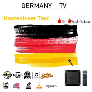 

Germany Europe Andorid Smart TV Box Subscription Support IPTV M3u Ship from UK Italy Turkey No App Included for 1 Year Service