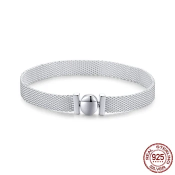 

Sterling Real 100% Silver 925 Reflexions Bracelet Watch Bracelets for Women European Luxury Fine Jewelry s