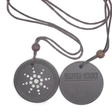 10 шт./лот,, 10 шт./лот, японская Квантовая скалярная лава, отрицательные ионы, энергетический кулон, cz камни, Подсолнух, скалярная подвеска