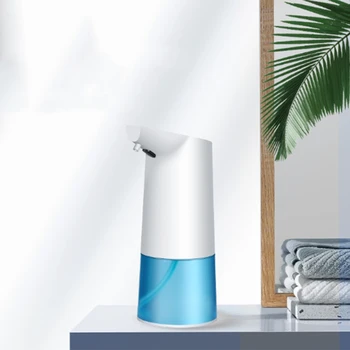 

HTHL-350Ml Infrared Sensing Automatic Portable Foam Soap Dispenser for Bathroom Kitchen Balcony No Noise Low Power Dispenser